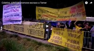 Read more about the article Em noite de gala, Temer é escraxado em Belo Horizonte