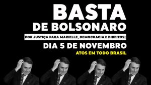 Read more about the article Movimentos sociais voltam às ruas para exigir ‘Basta de Bolsonaro’