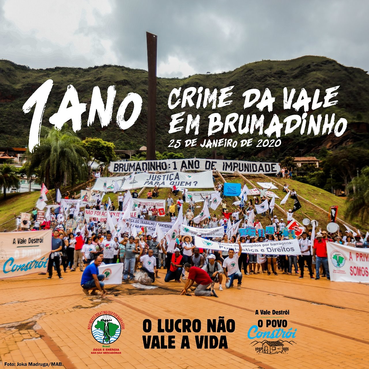 Read more about the article 25 de janeiro: 1 ano de luto e luta por Brumadinho