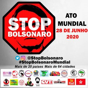 Read more about the article StopBolsonaro: Manifestações ocorrerão em mais de 50 cidades, de 24 países
